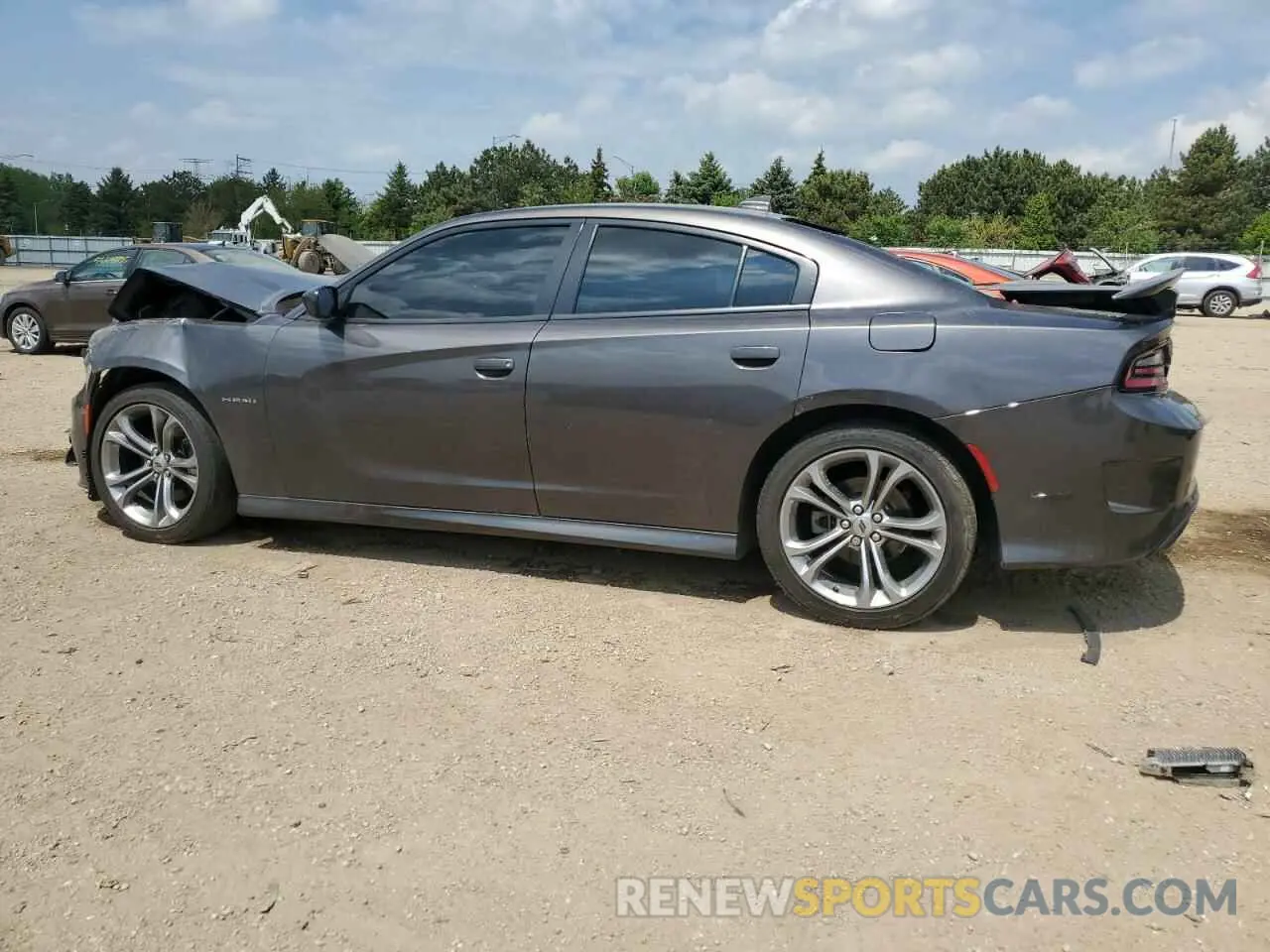 2 Photograph of a damaged car 2C3CDXCT7MH613111 DODGE CHARGER 2021