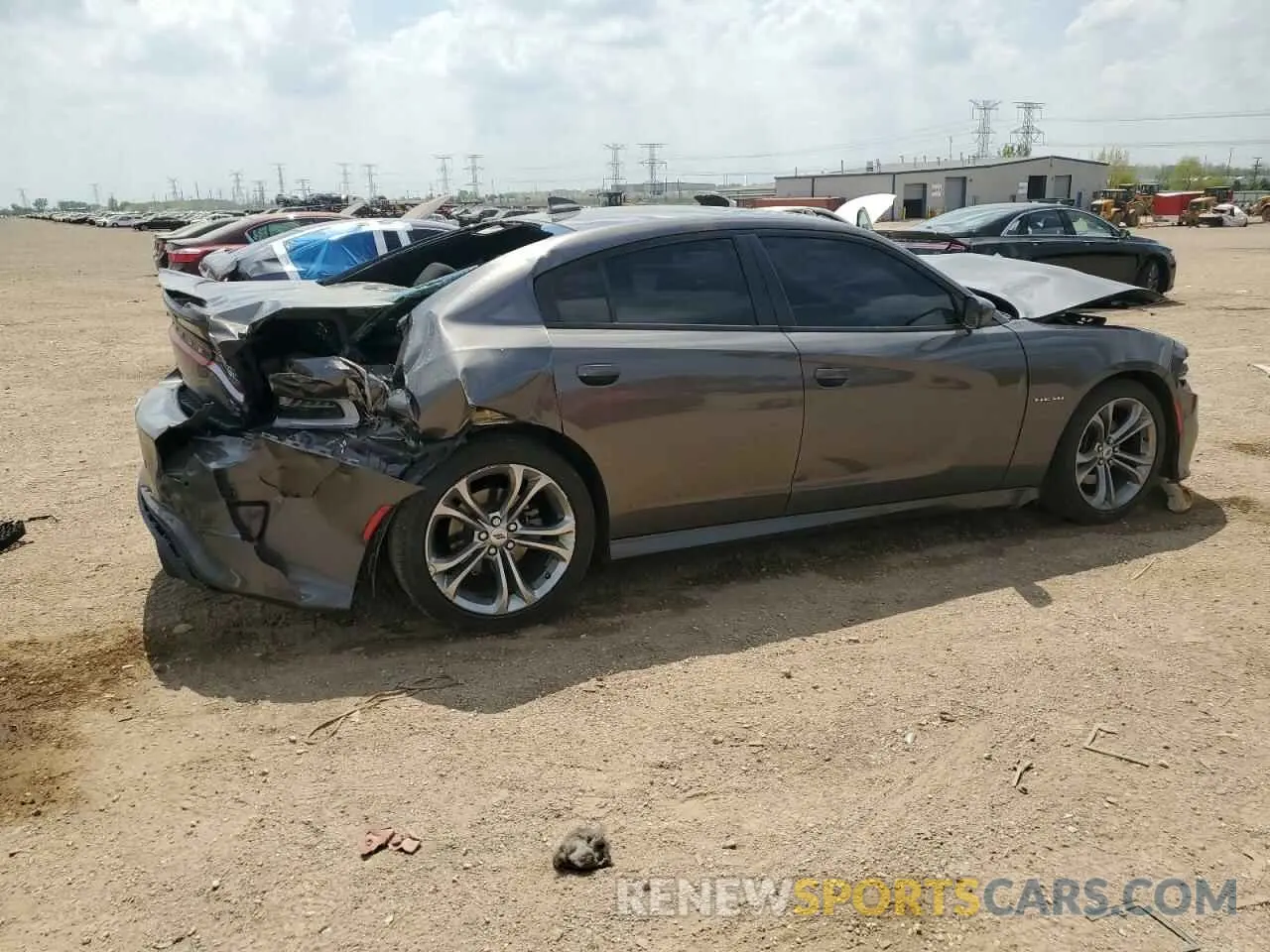 3 Photograph of a damaged car 2C3CDXCT7MH613111 DODGE CHARGER 2021