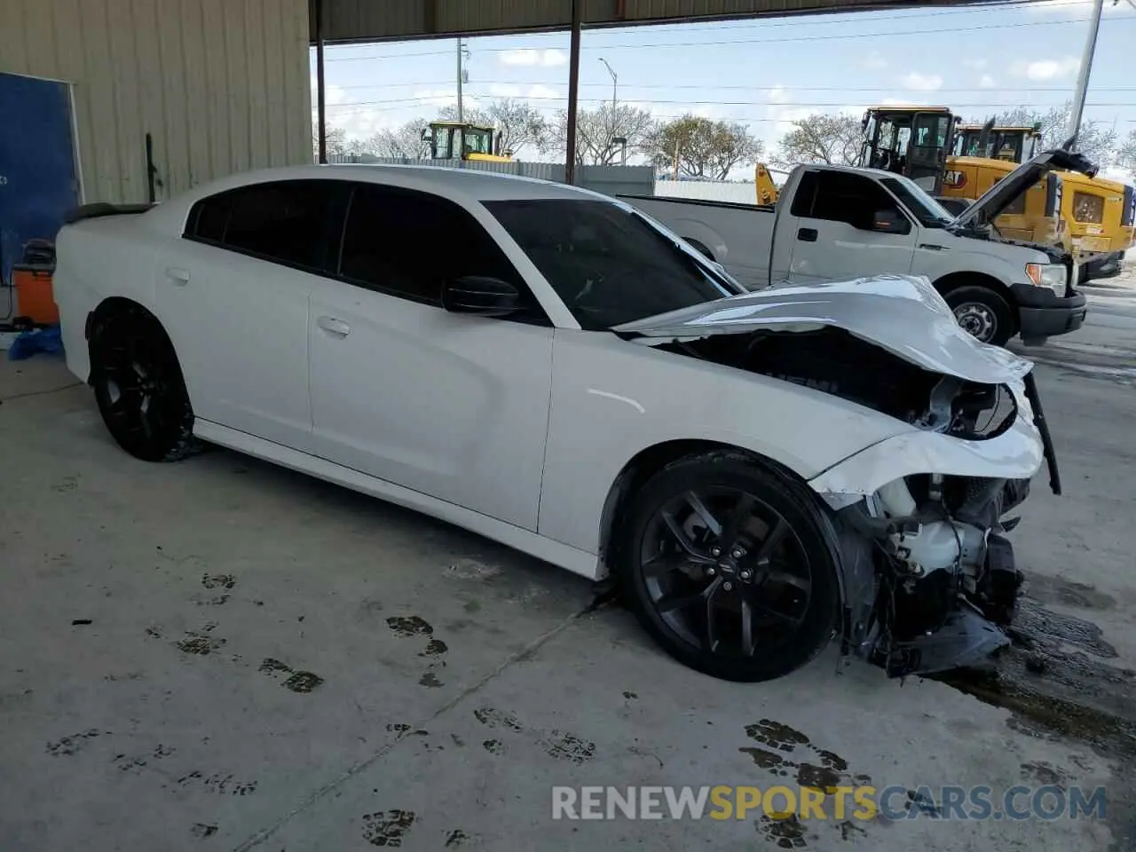 4 Photograph of a damaged car 2C3CDXCT7MH622116 DODGE CHARGER 2021