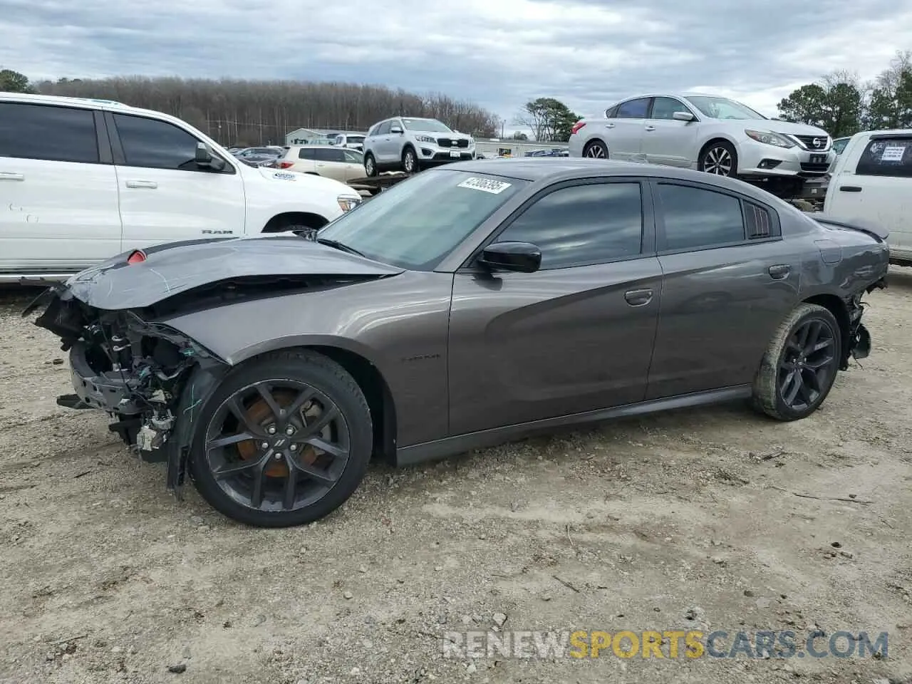 1 Photograph of a damaged car 2C3CDXCT7MH629034 DODGE CHARGER 2021