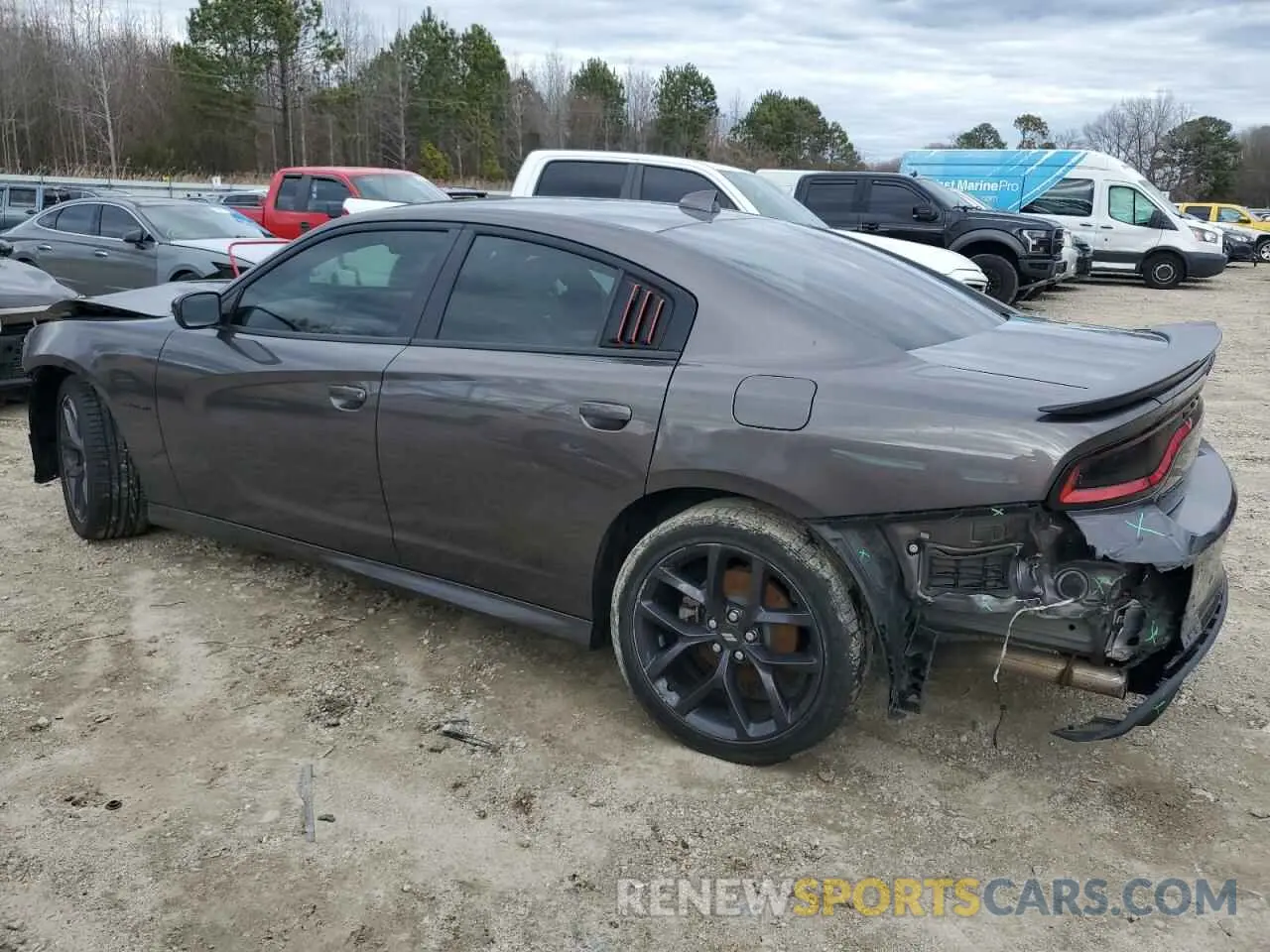 2 Photograph of a damaged car 2C3CDXCT7MH629034 DODGE CHARGER 2021
