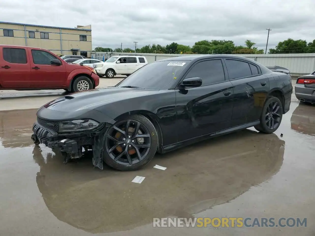 1 Photograph of a damaged car 2C3CDXCT7MH633360 DODGE CHARGER 2021