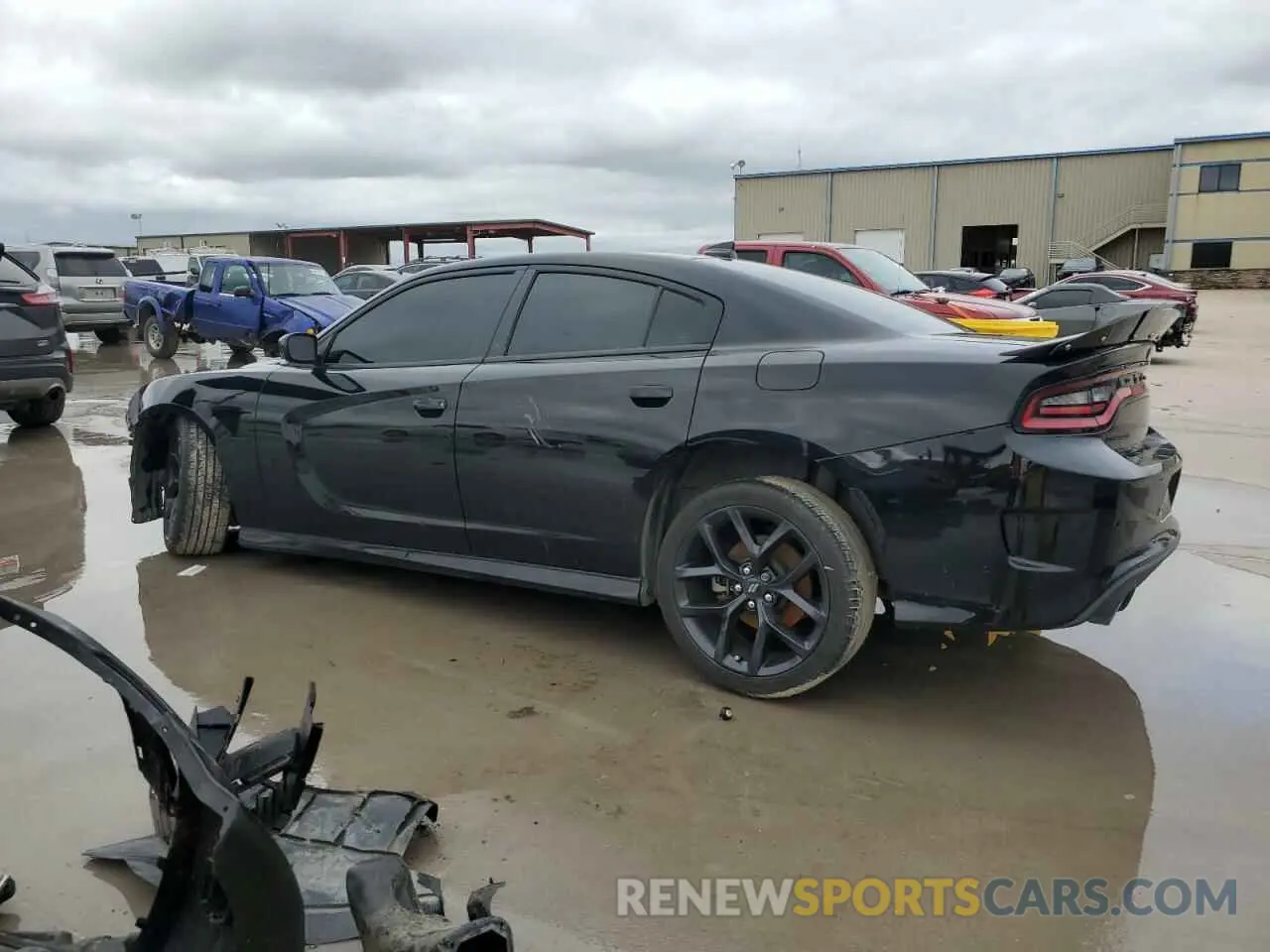 2 Photograph of a damaged car 2C3CDXCT7MH633360 DODGE CHARGER 2021