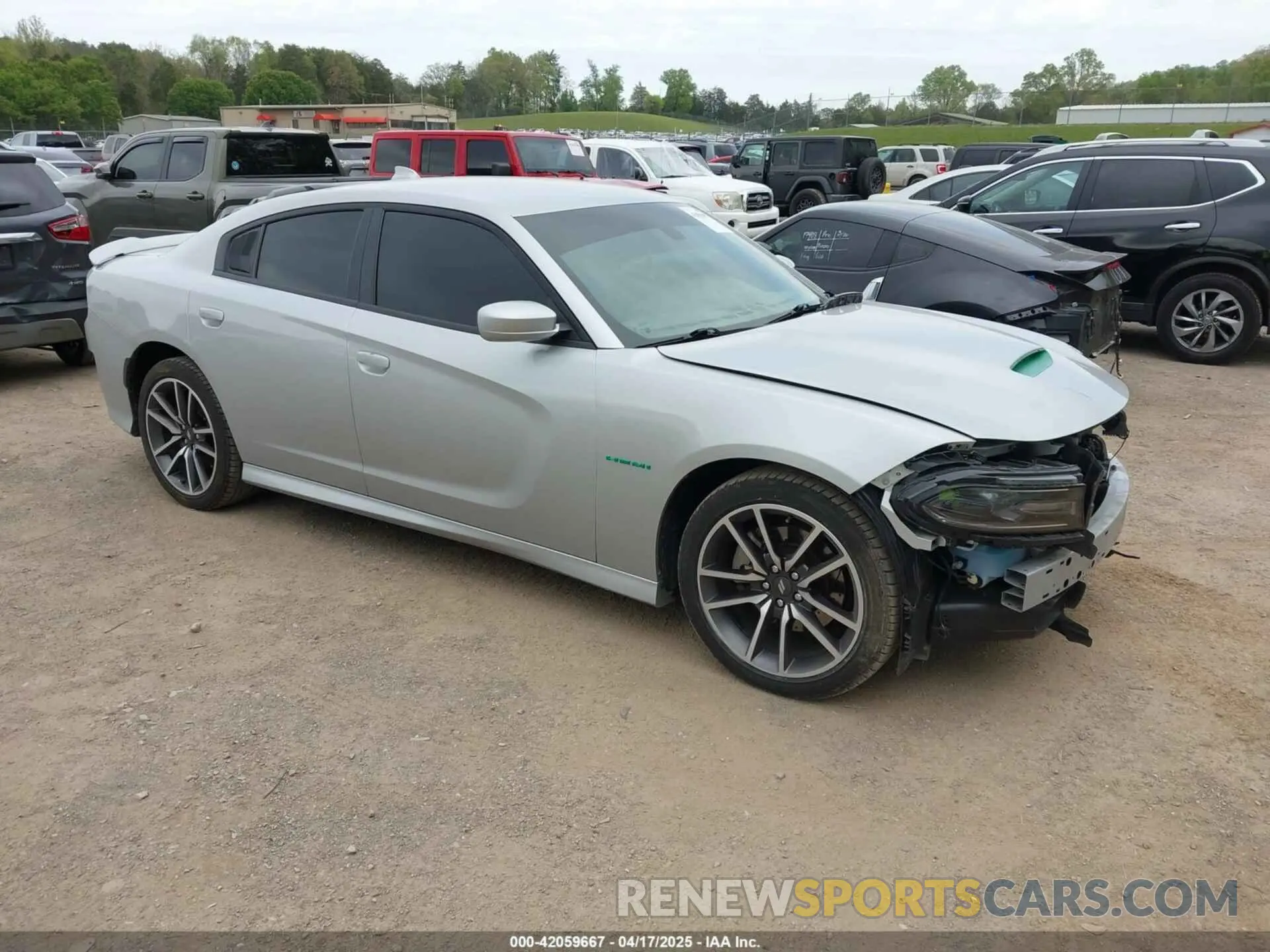 1 Photograph of a damaged car 2C3CDXCT7MH652202 DODGE CHARGER 2021