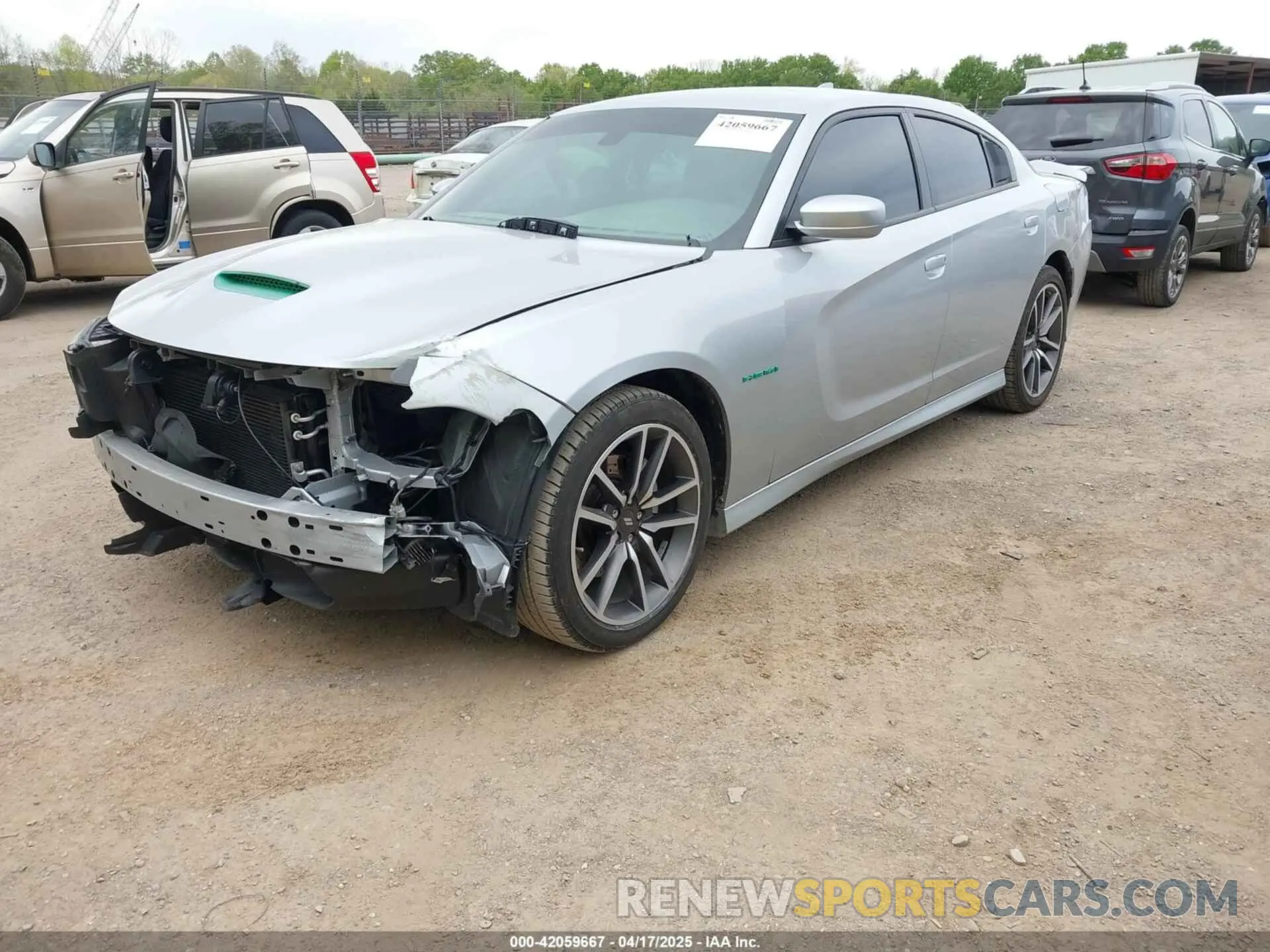 2 Photograph of a damaged car 2C3CDXCT7MH652202 DODGE CHARGER 2021