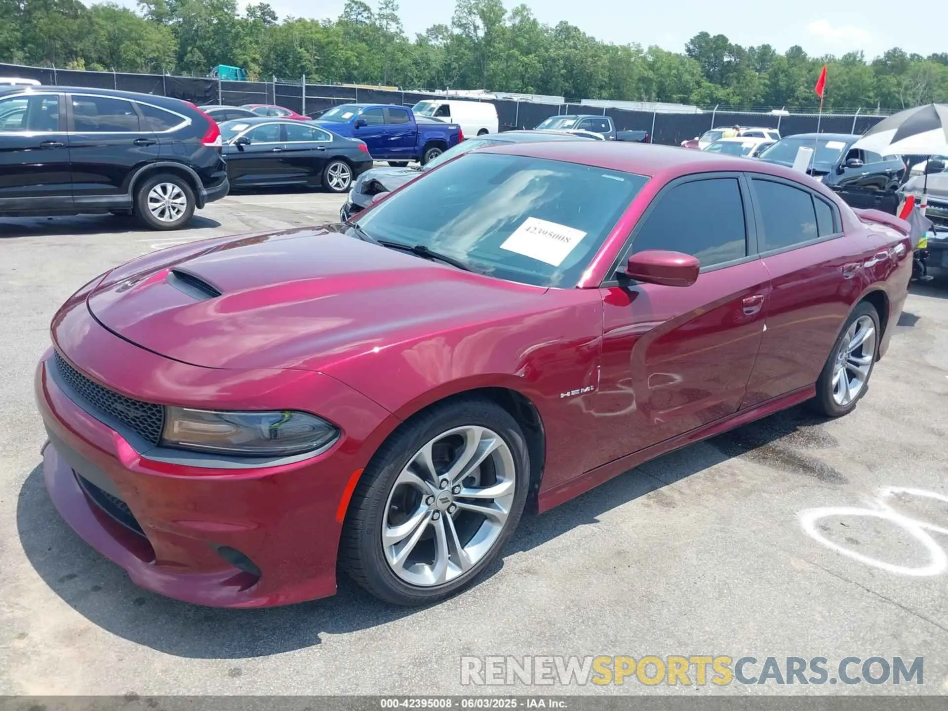 2 Photograph of a damaged car 2C3CDXCT8MH579390 DODGE CHARGER 2021