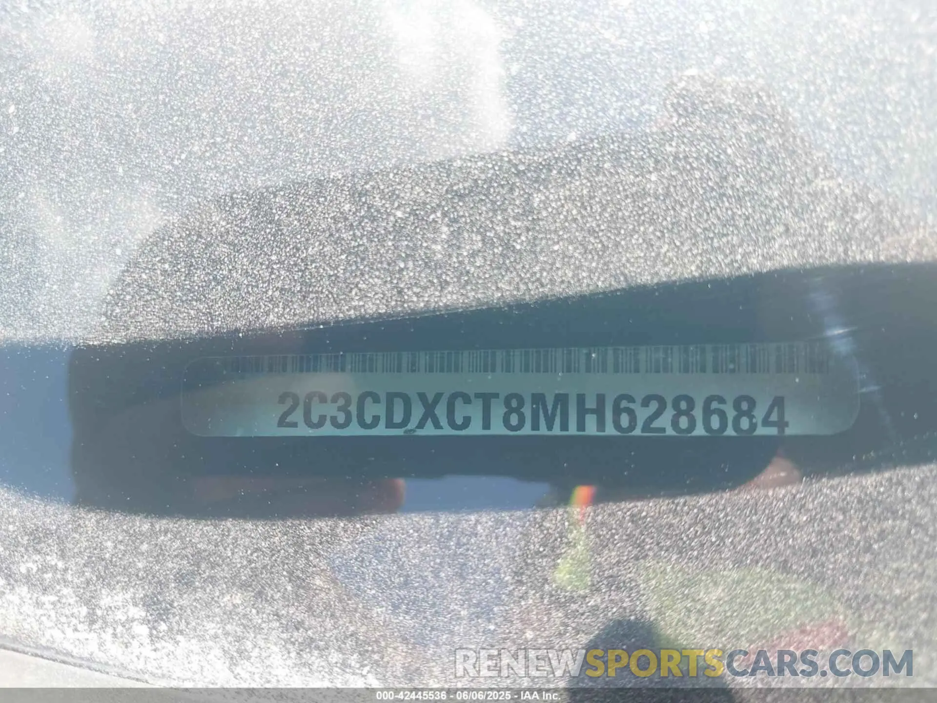 9 Photograph of a damaged car 2C3CDXCT8MH628684 DODGE CHARGER 2021