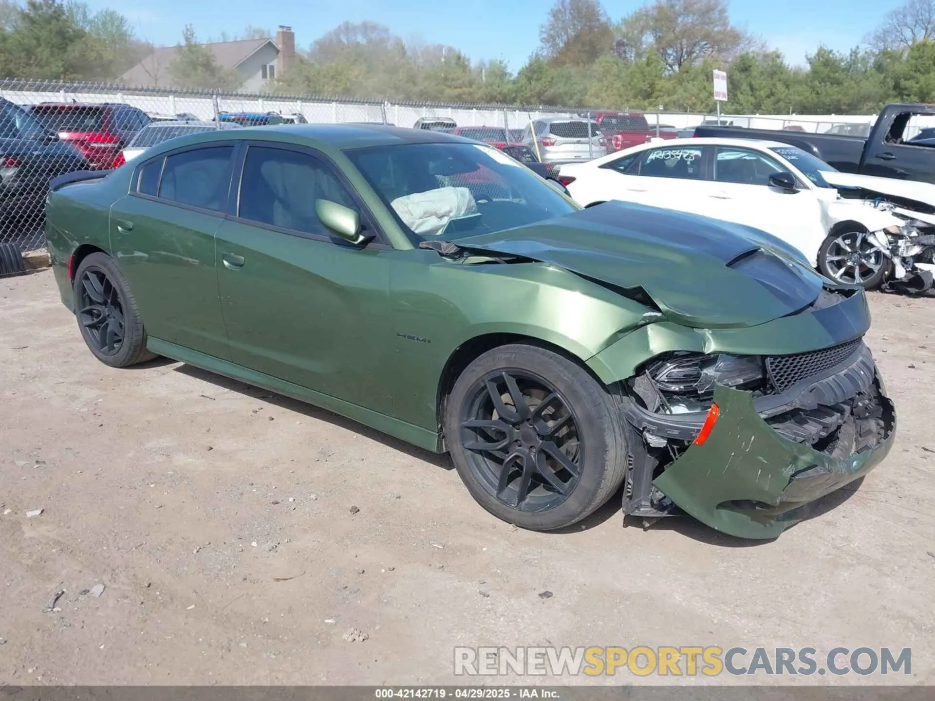1 Photograph of a damaged car 2C3CDXCT9MH569743 DODGE CHARGER 2021