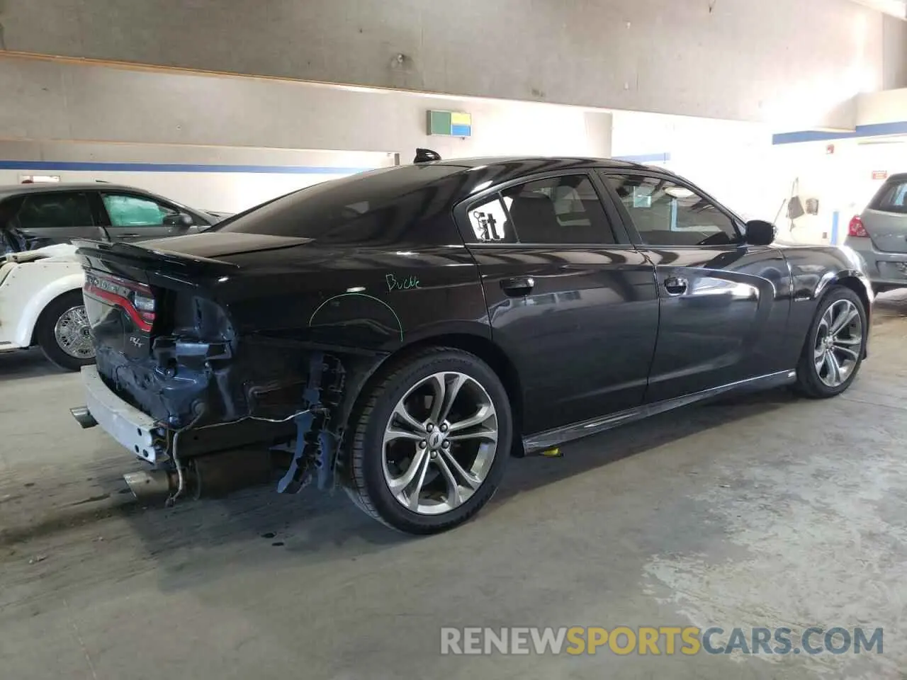 3 Photograph of a damaged car 2C3CDXCT9MH574182 DODGE CHARGER 2021