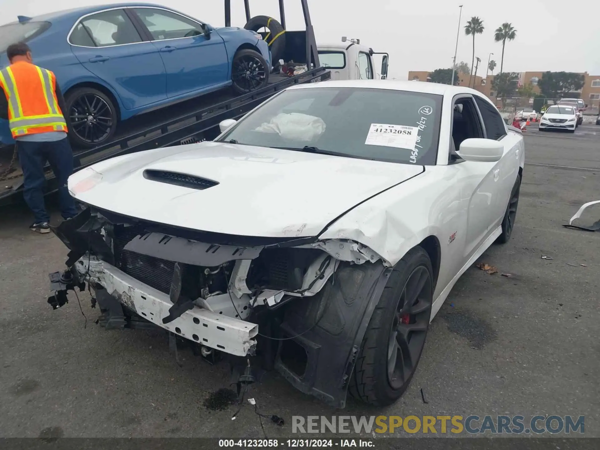 2 Photograph of a damaged car 2C3CDXGJ0MH581031 DODGE CHARGER 2021