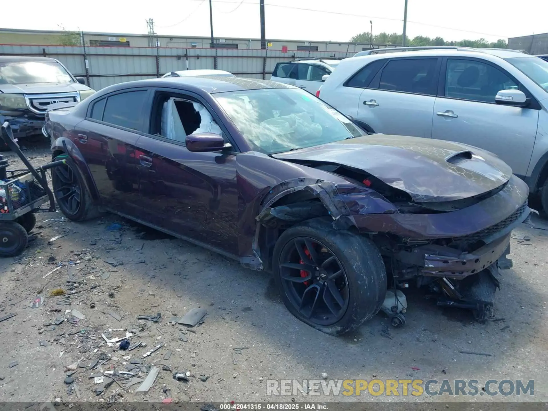 1 Photograph of a damaged car 2C3CDXGJ1MH537796 DODGE CHARGER 2021