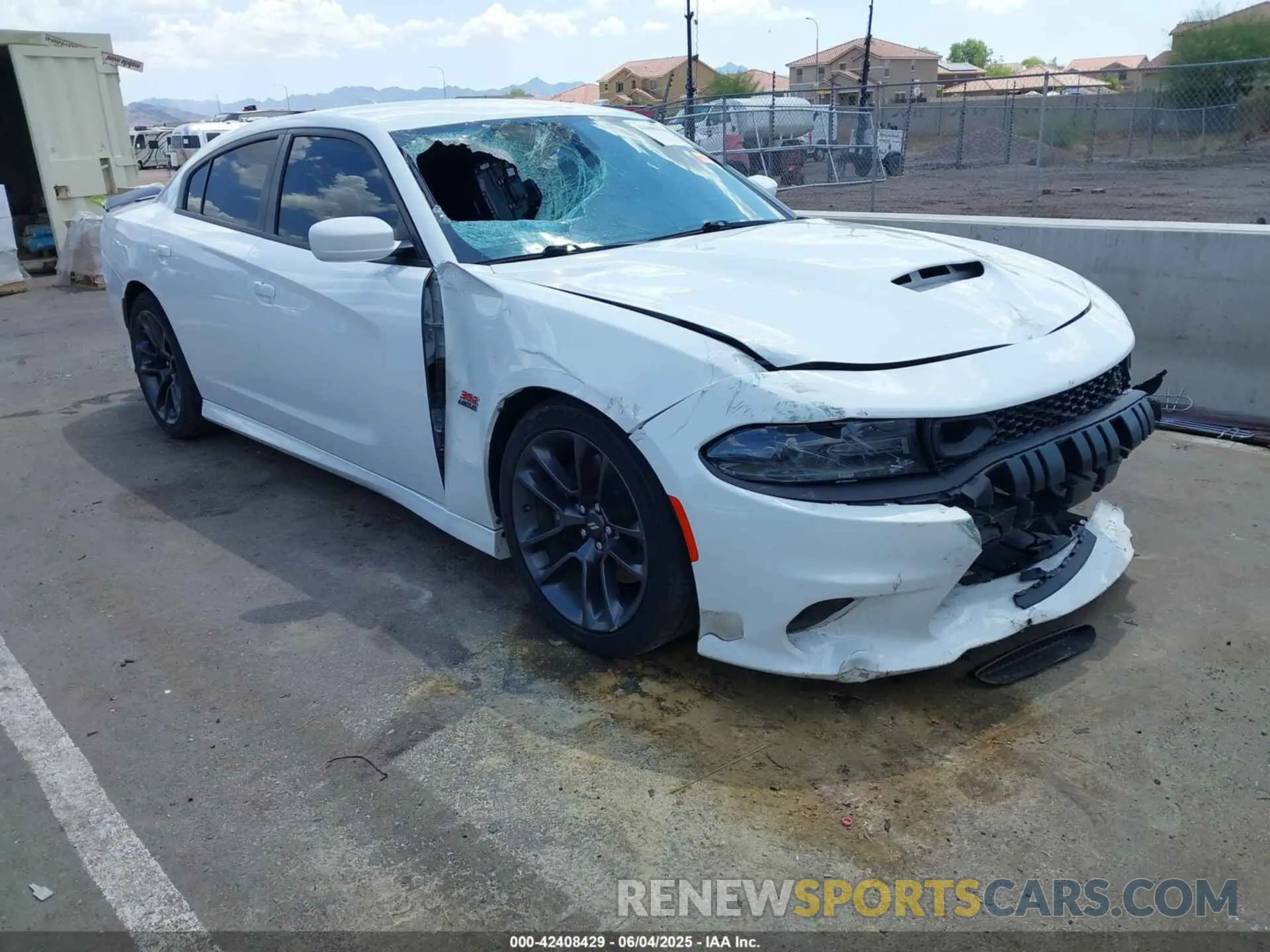 1 Photograph of a damaged car 2C3CDXGJ1MH539869 DODGE CHARGER 2021