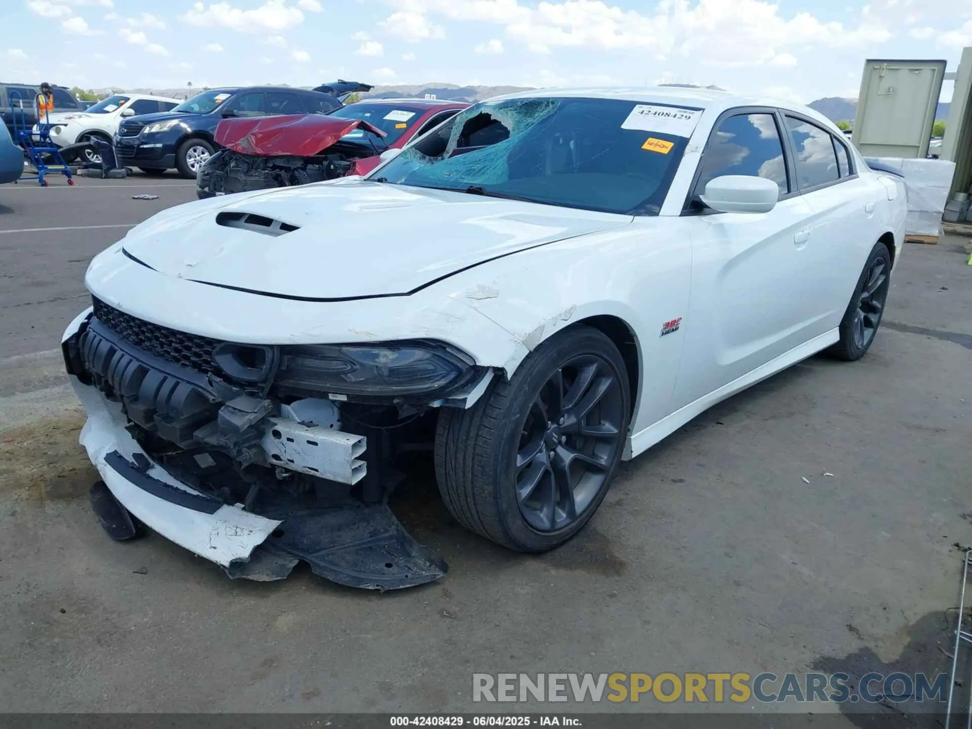 2 Photograph of a damaged car 2C3CDXGJ1MH539869 DODGE CHARGER 2021