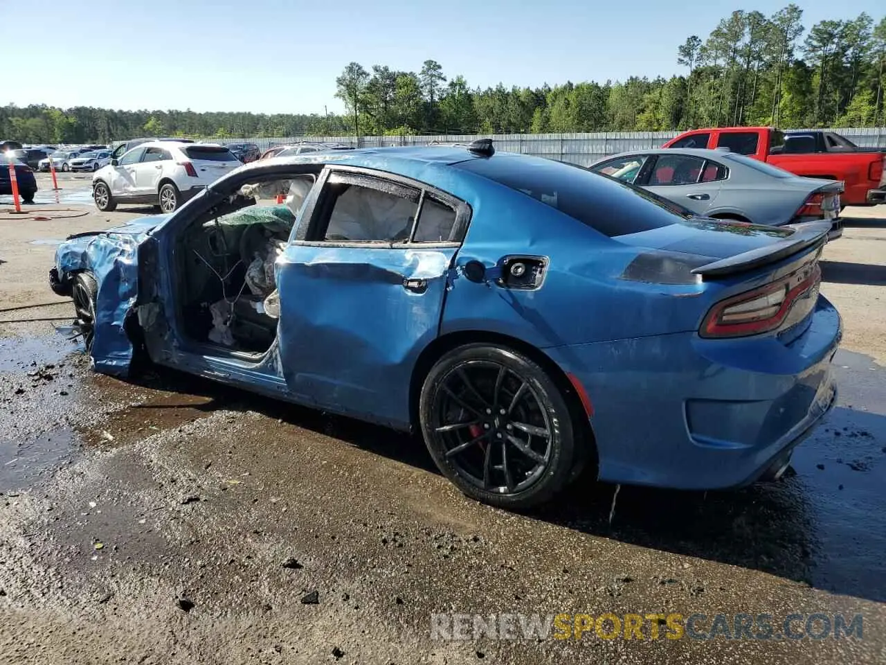 2 Photograph of a damaged car 2C3CDXGJ1MH565193 DODGE CHARGER 2021
