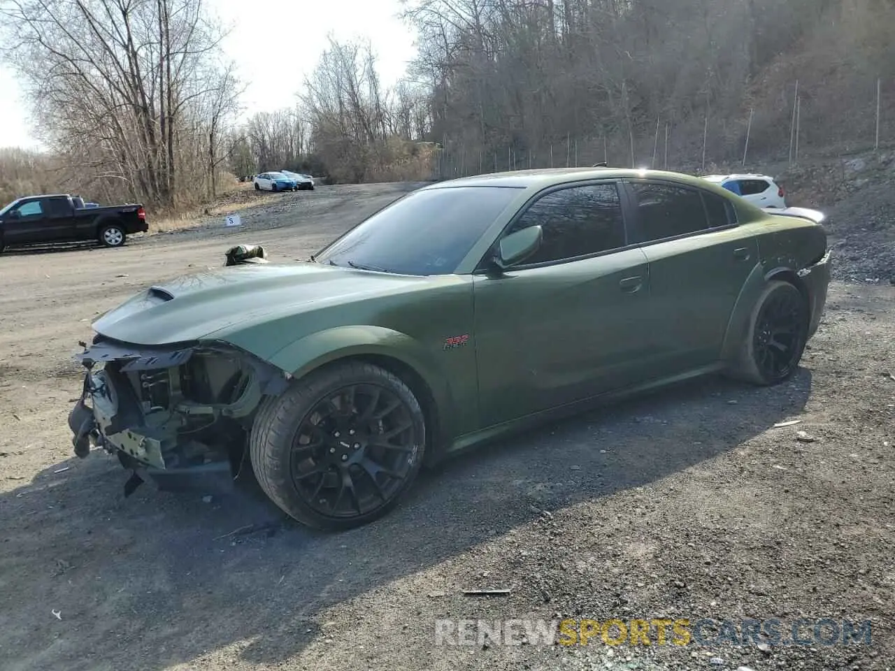 1 Photograph of a damaged car 2C3CDXGJ1MH565209 DODGE CHARGER 2021