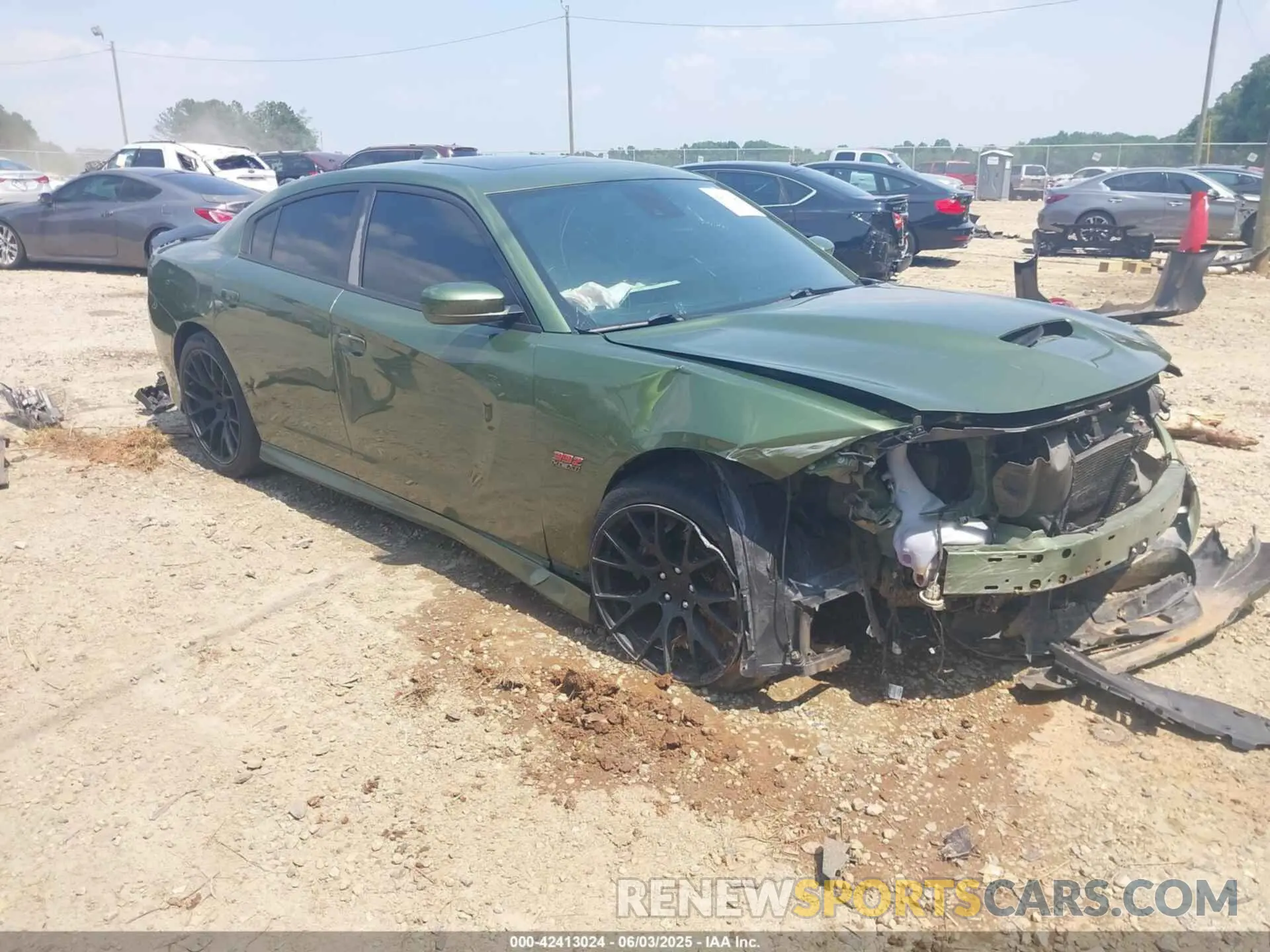 1 Photograph of a damaged car 2C3CDXGJ2MH527939 DODGE CHARGER 2021