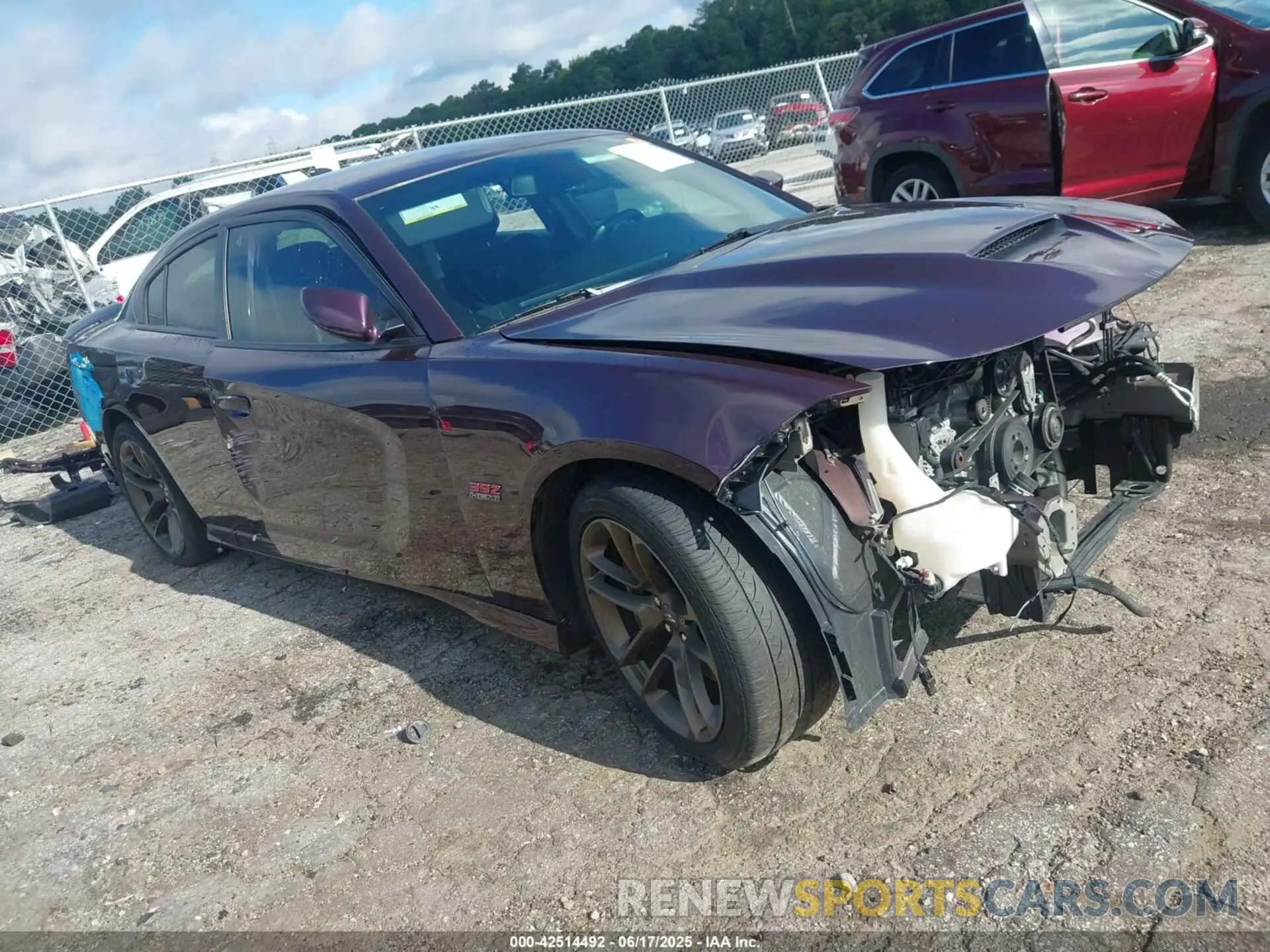 1 Photograph of a damaged car 2C3CDXGJ2MH530422 DODGE CHARGER 2021