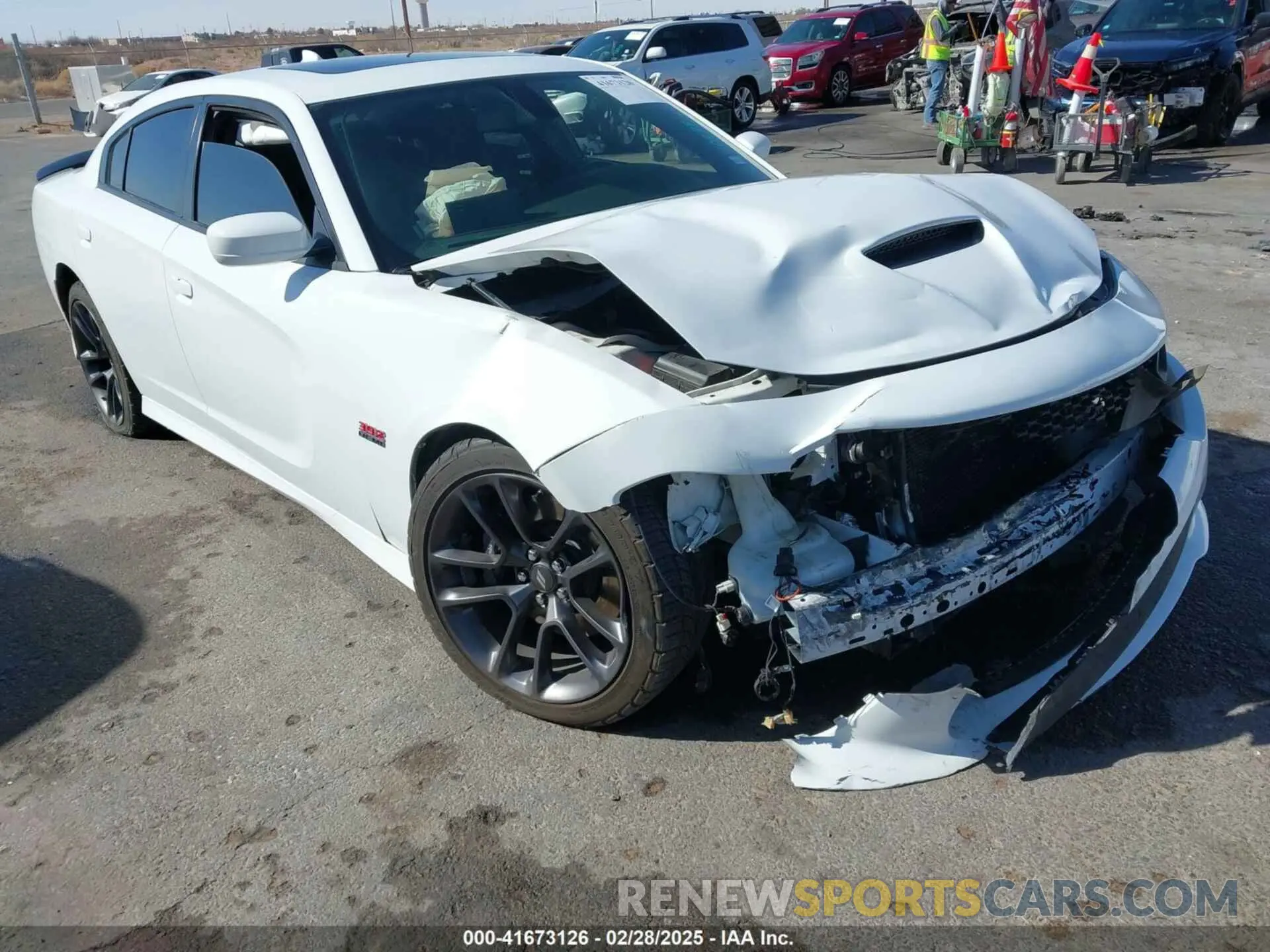 1 Photograph of a damaged car 2C3CDXGJ2MH598378 DODGE CHARGER 2021