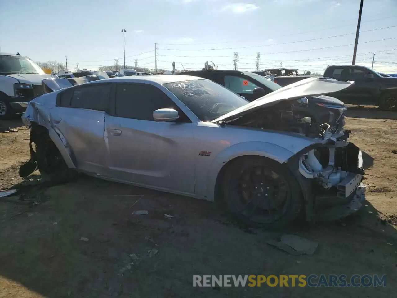4 Photograph of a damaged car 2C3CDXGJ2MH669854 DODGE CHARGER 2021