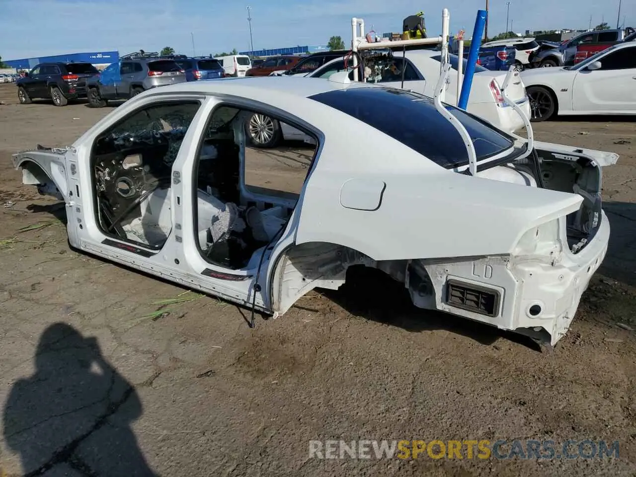 2 Photograph of a damaged car 2C3CDXGJ3MH569360 DODGE CHARGER 2021