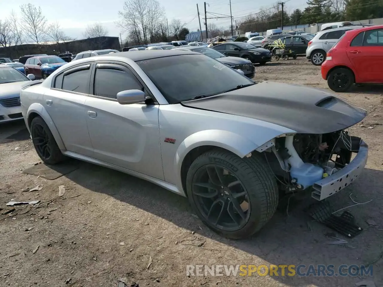 4 Photograph of a damaged car 2C3CDXGJ3MH595263 DODGE CHARGER 2021