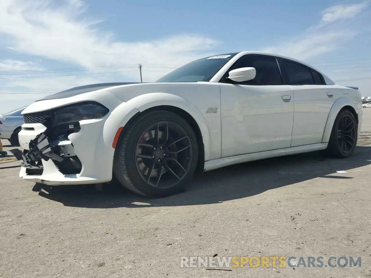 1 Photograph of a damaged car 2C3CDXGJ3MH597806 DODGE CHARGER 2021