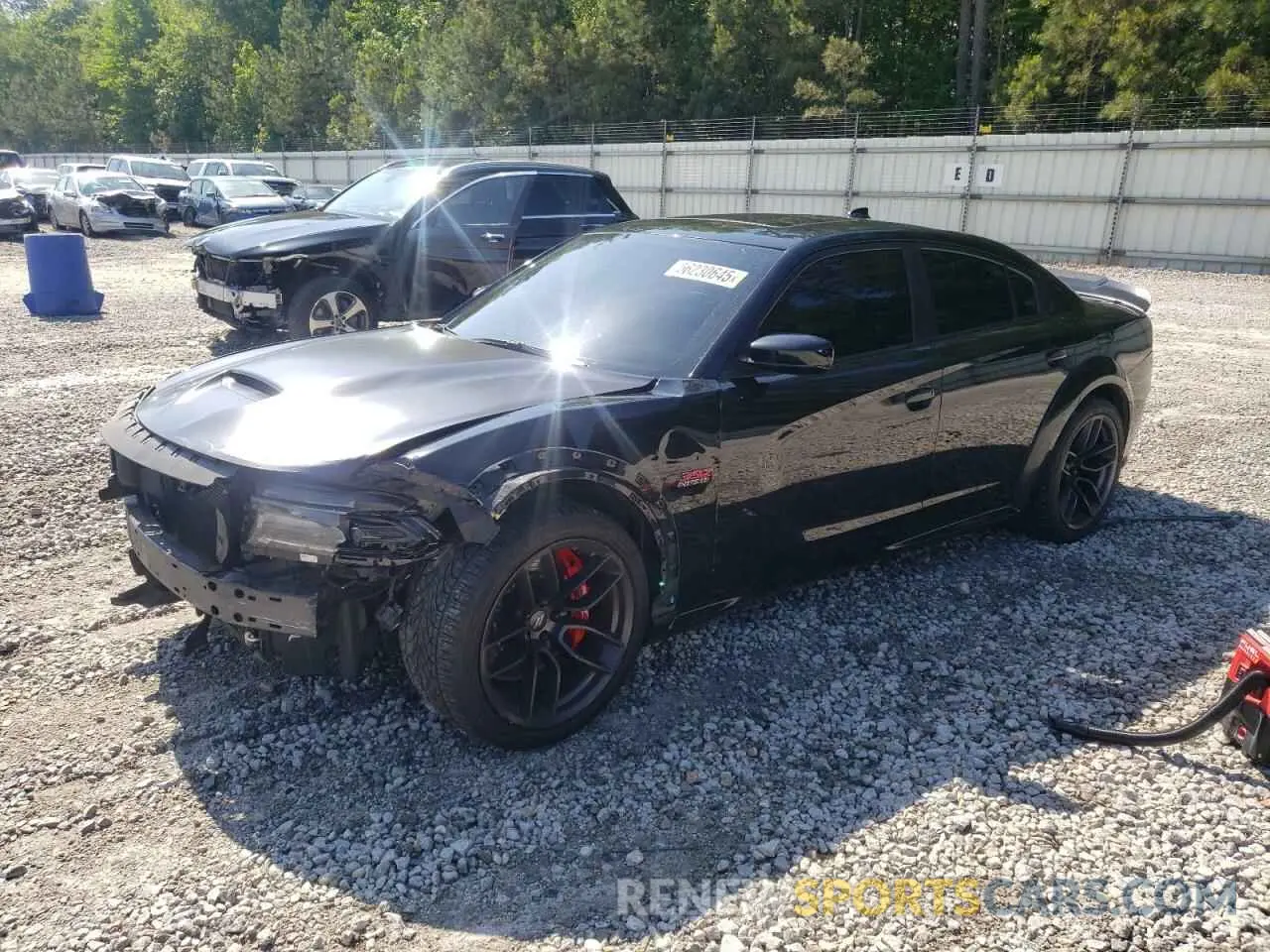 1 Photograph of a damaged car 2C3CDXGJ3MH604270 DODGE CHARGER 2021