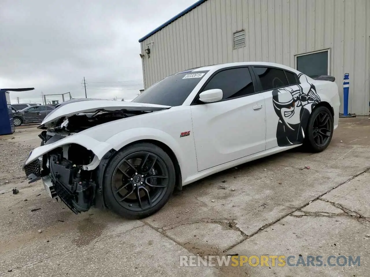 1 Photograph of a damaged car 2C3CDXGJ3MH626723 DODGE CHARGER 2021