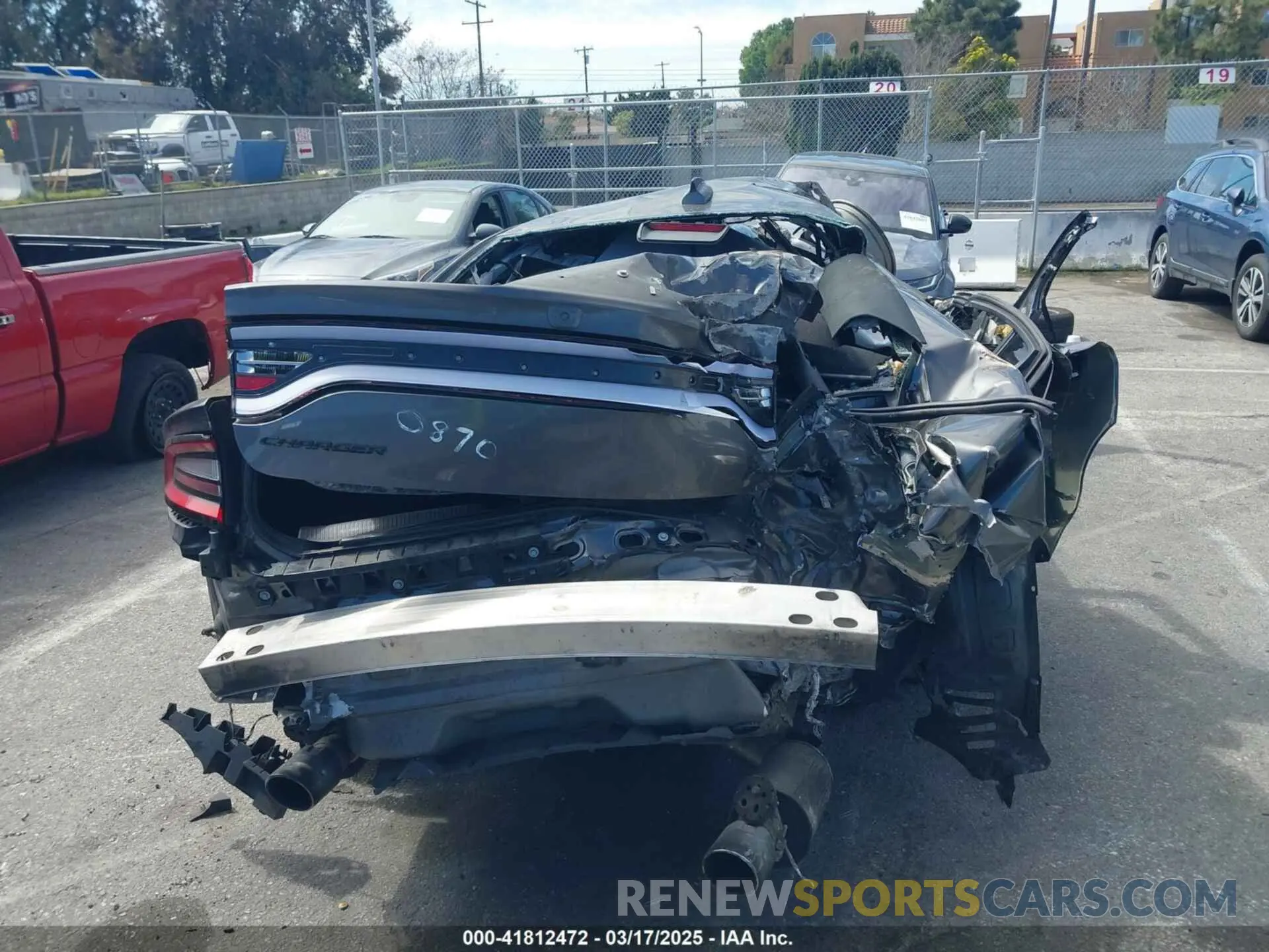 16 Photograph of a damaged car 2C3CDXGJ4MH539798 DODGE CHARGER 2021