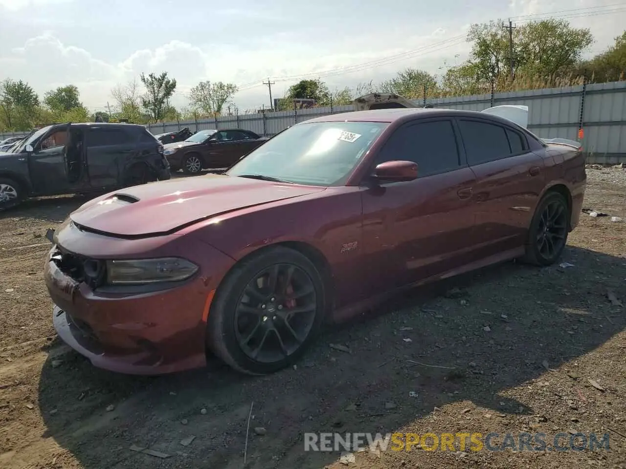 1 Photograph of a damaged car 2C3CDXGJ4MH539834 DODGE CHARGER 2021