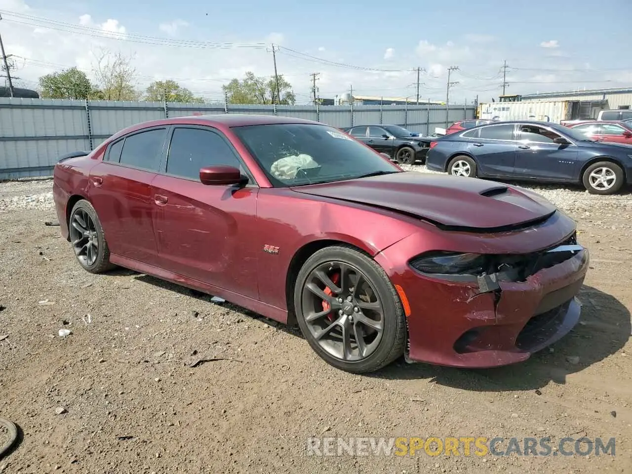 4 Photograph of a damaged car 2C3CDXGJ4MH539834 DODGE CHARGER 2021