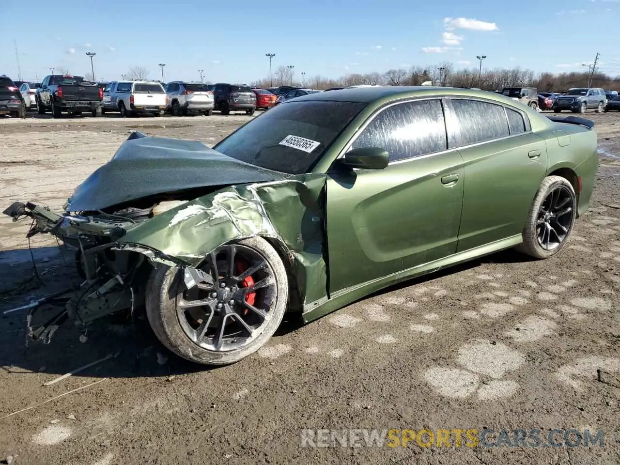 1 Photograph of a damaged car 2C3CDXGJ4MH556987 DODGE CHARGER 2021
