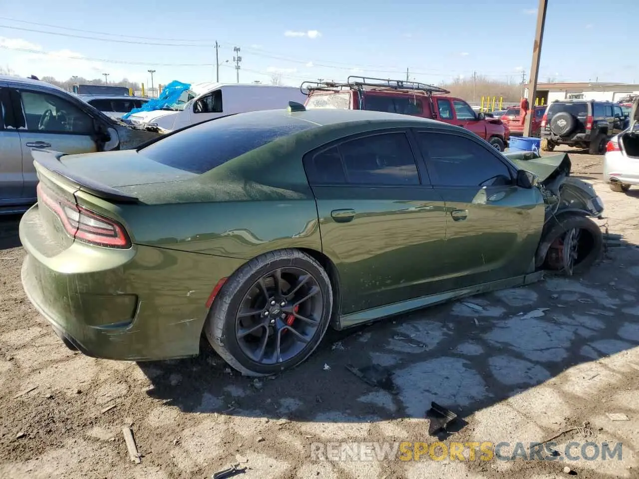 3 Photograph of a damaged car 2C3CDXGJ4MH556987 DODGE CHARGER 2021