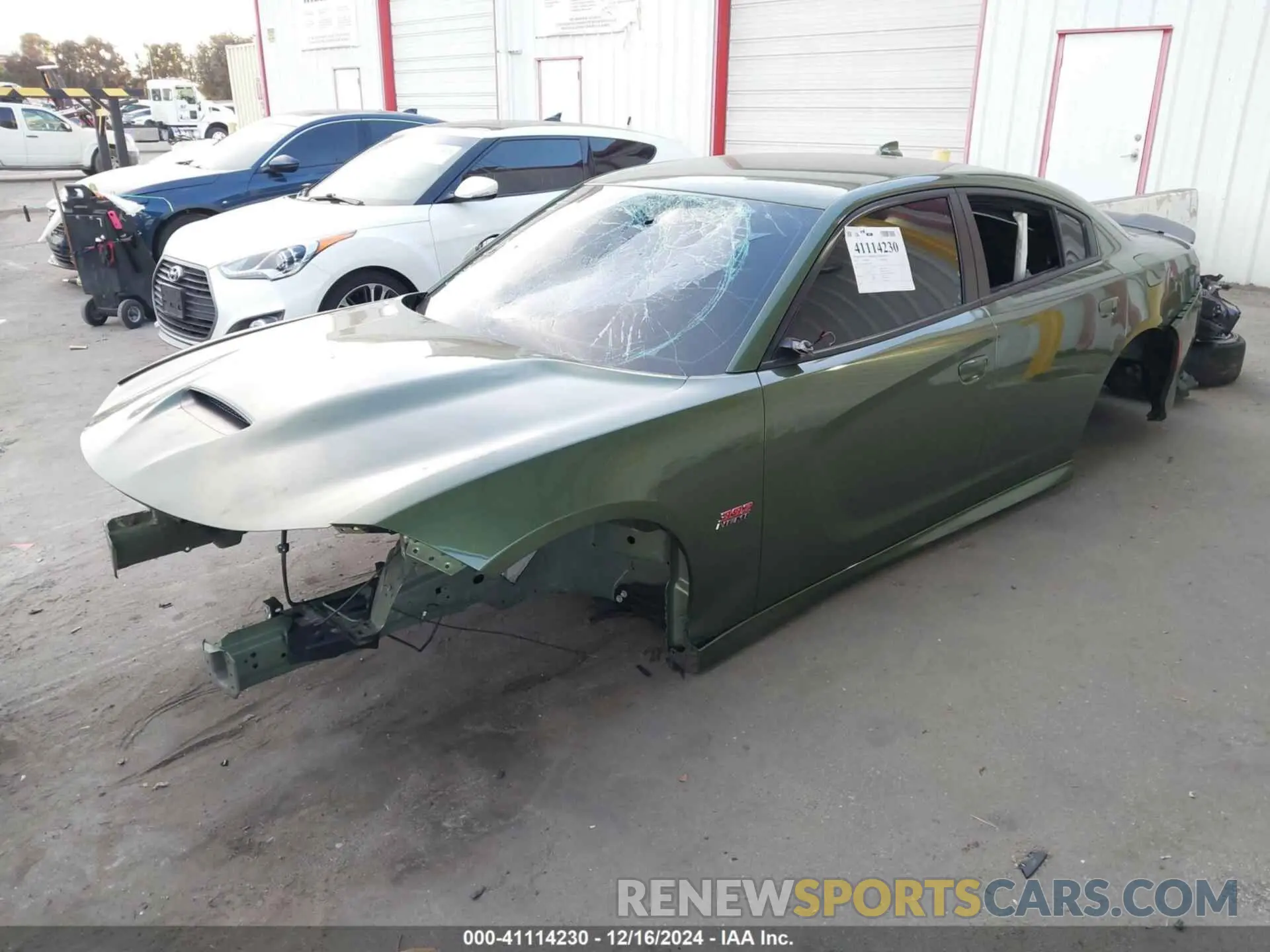 2 Photograph of a damaged car 2C3CDXGJ4MH559324 DODGE CHARGER 2021