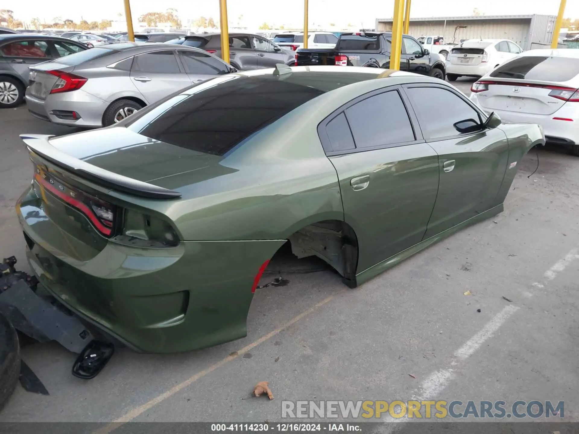 4 Photograph of a damaged car 2C3CDXGJ4MH559324 DODGE CHARGER 2021