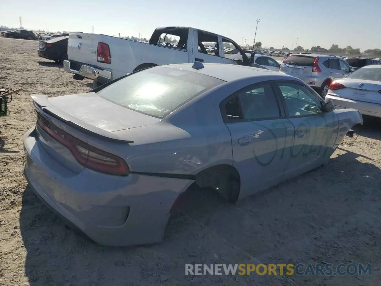 3 Photograph of a damaged car 2C3CDXGJ4MH565169 DODGE CHARGER 2021