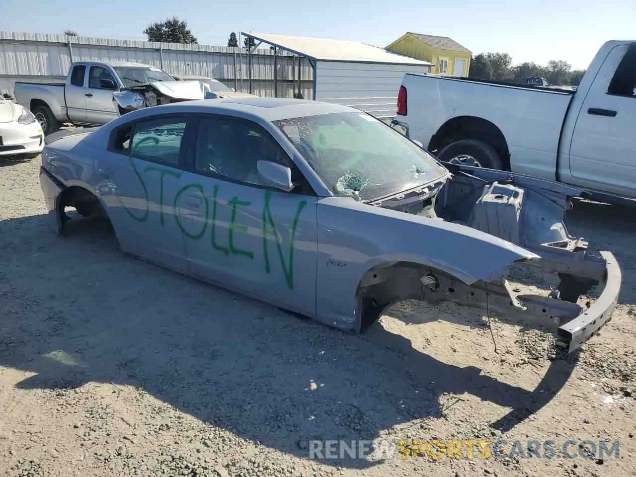 4 Photograph of a damaged car 2C3CDXGJ4MH565169 DODGE CHARGER 2021