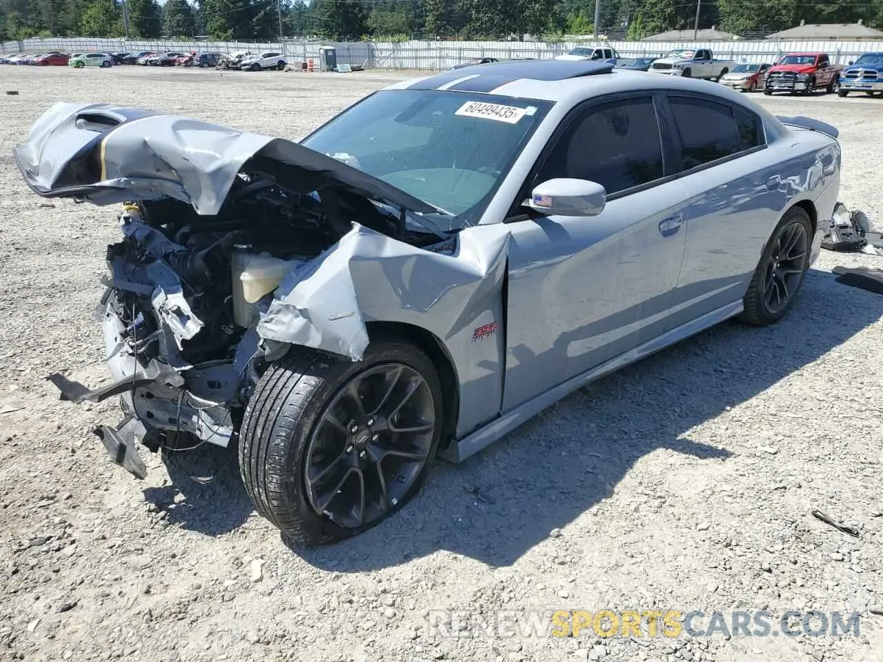 1 Photograph of a damaged car 2C3CDXGJ4MH588550 DODGE CHARGER 2021