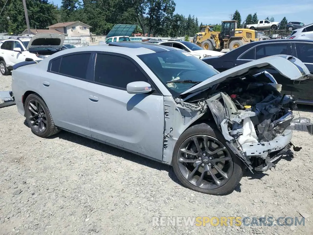 4 Photograph of a damaged car 2C3CDXGJ4MH588550 DODGE CHARGER 2021