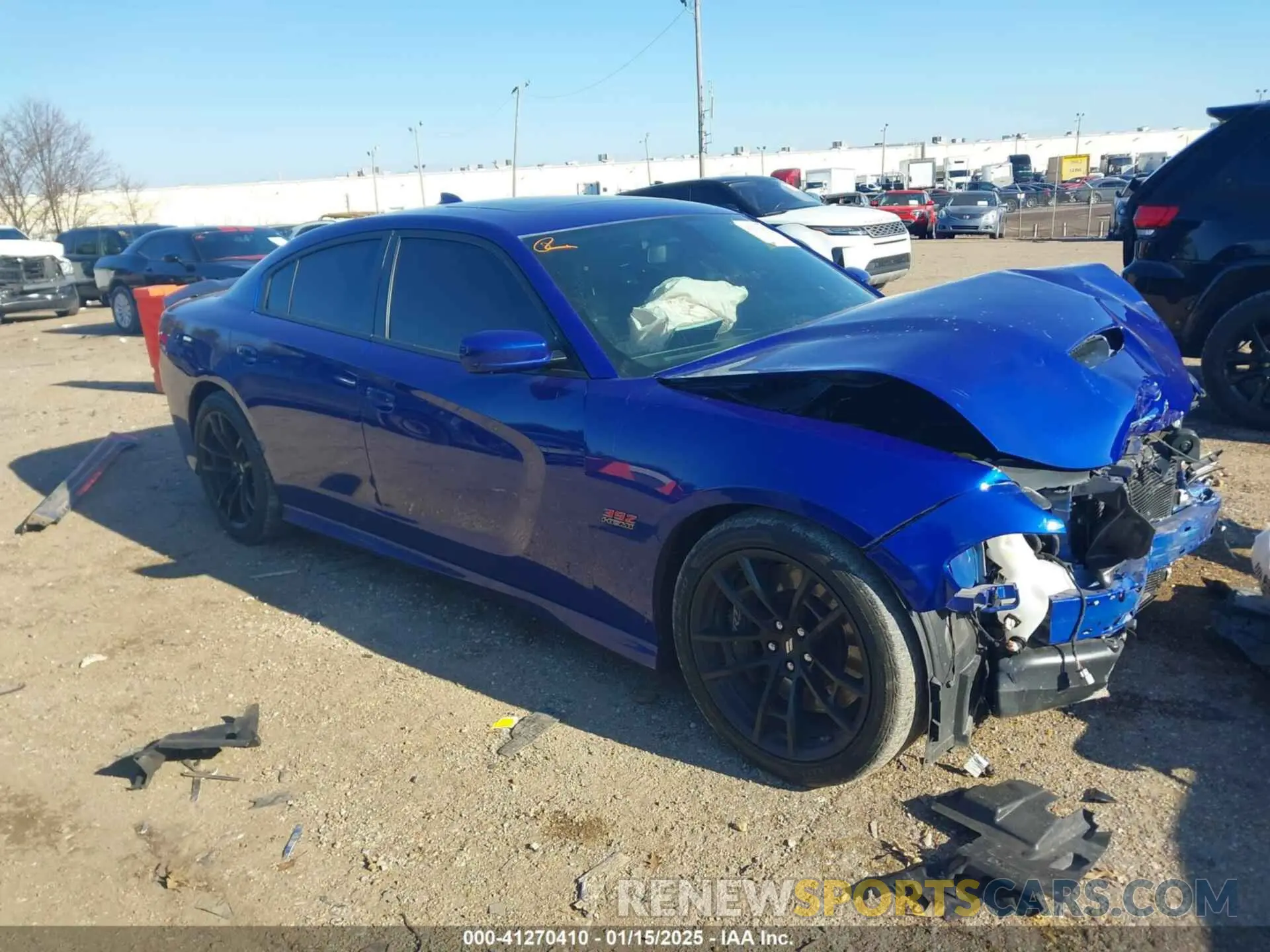 1 Photograph of a damaged car 2C3CDXGJ4MH619280 DODGE CHARGER 2021