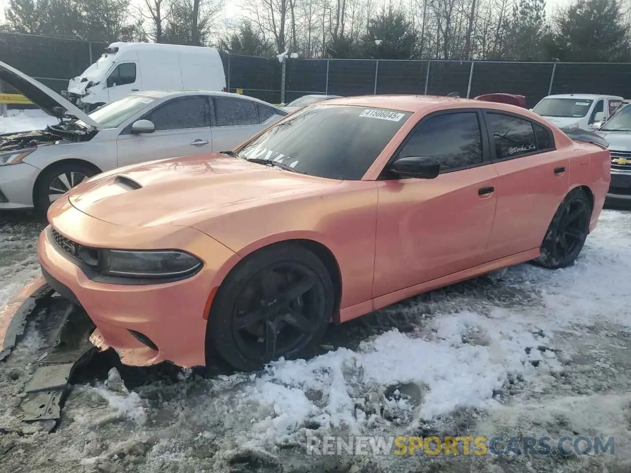 1 Photograph of a damaged car 2C3CDXGJ5MH565987 DODGE CHARGER 2021