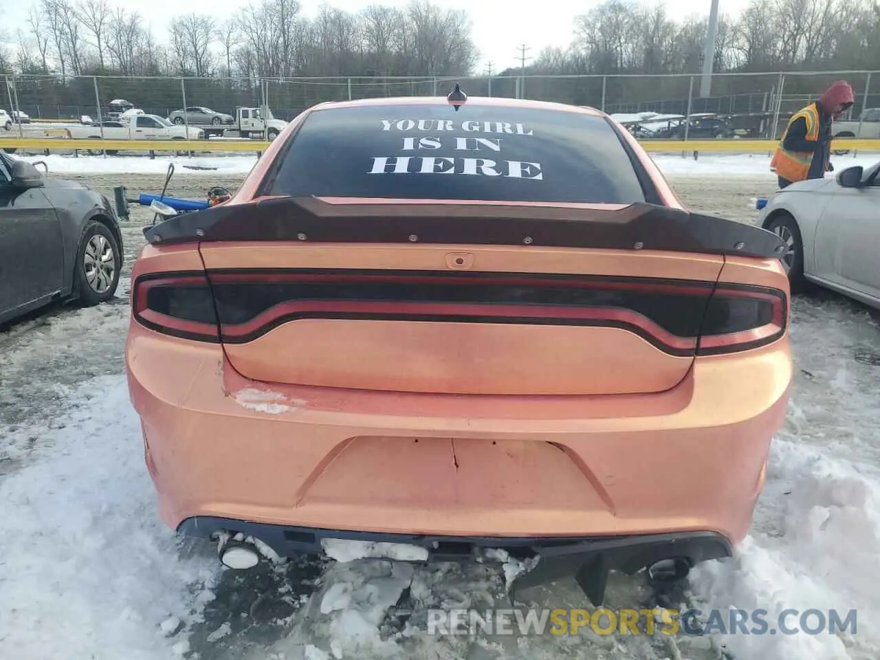 6 Photograph of a damaged car 2C3CDXGJ5MH565987 DODGE CHARGER 2021