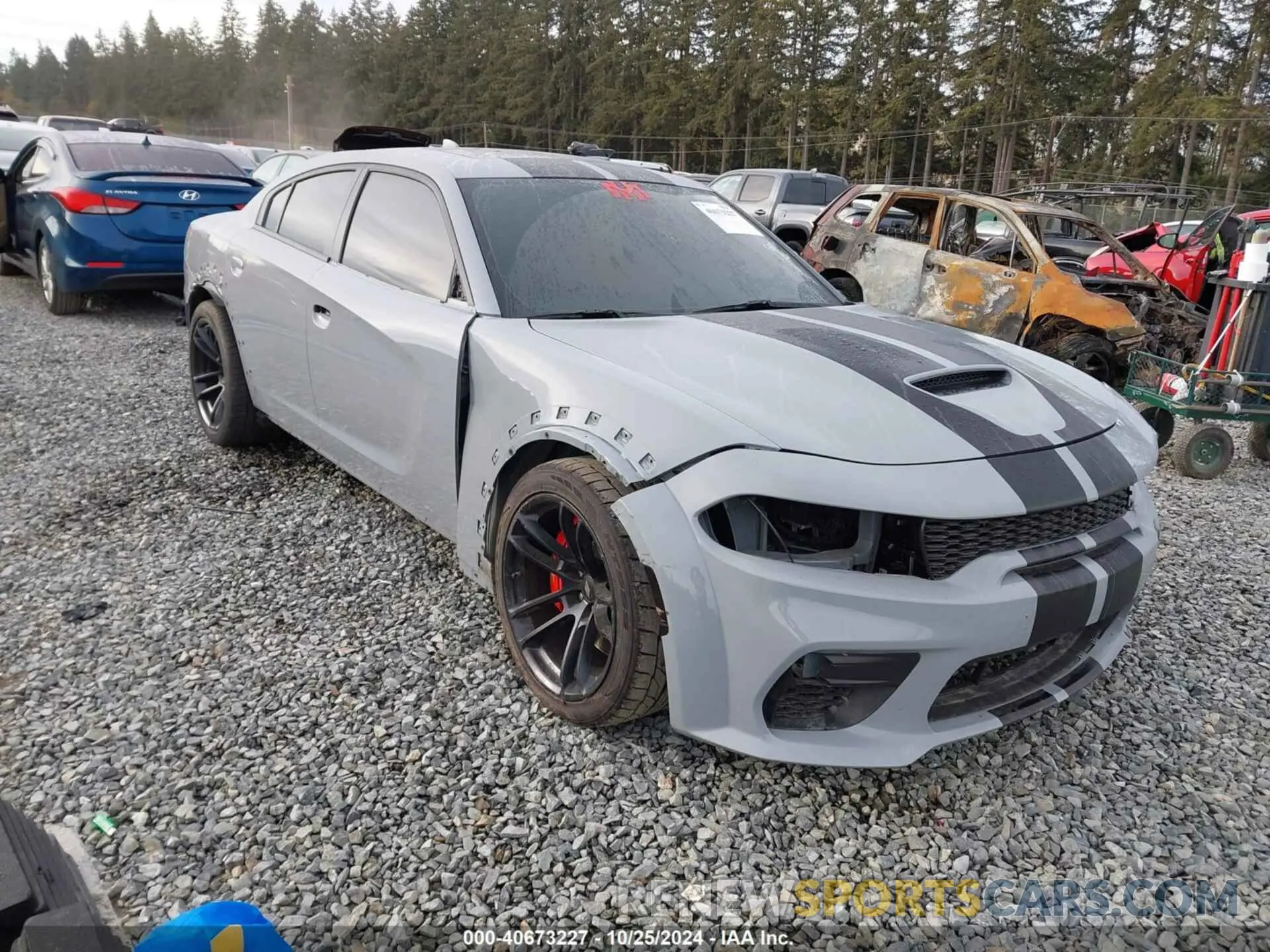 1 Photograph of a damaged car 2C3CDXGJ5MH597970 DODGE CHARGER 2021
