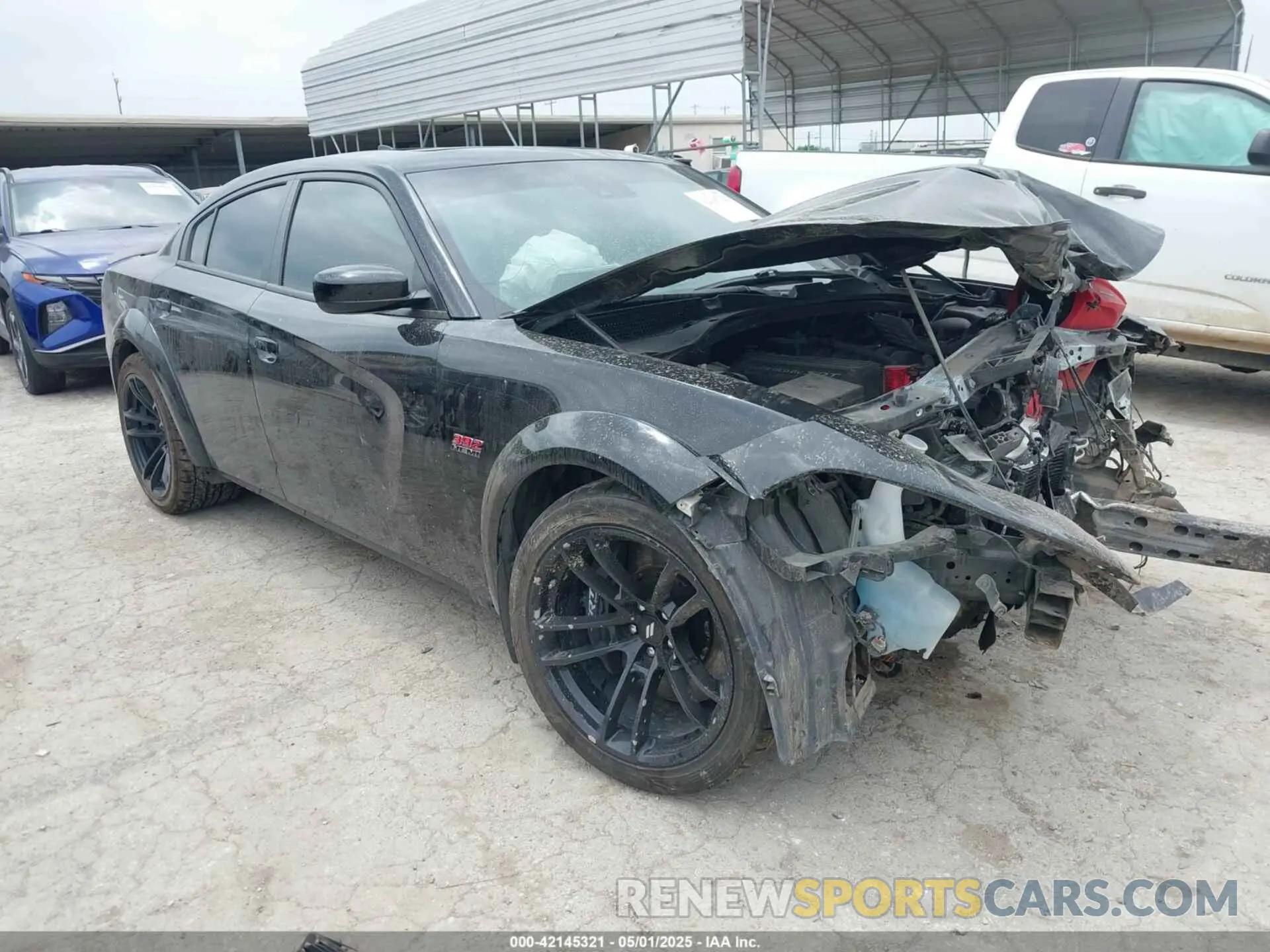 1 Photograph of a damaged car 2C3CDXGJ5MH685014 DODGE CHARGER 2021