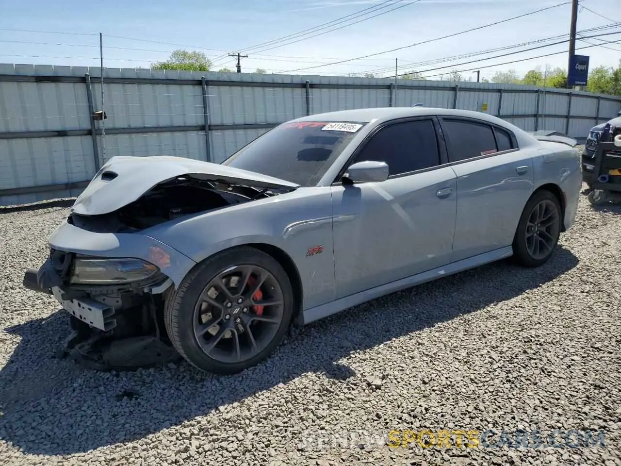 1 Photograph of a damaged car 2C3CDXGJ5MH685028 DODGE CHARGER 2021