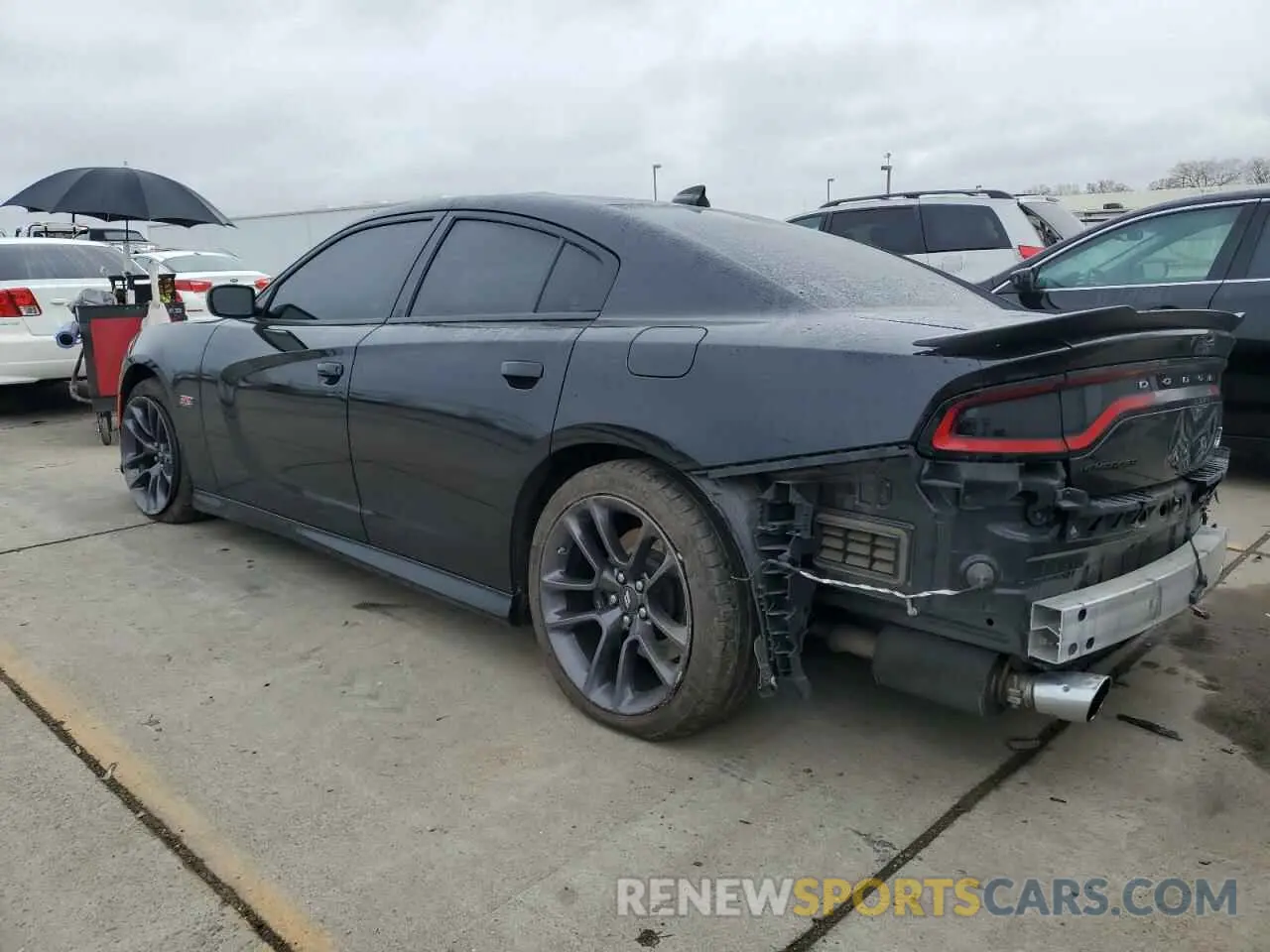 2 Photograph of a damaged car 2C3CDXGJ6MH553783 DODGE CHARGER 2021