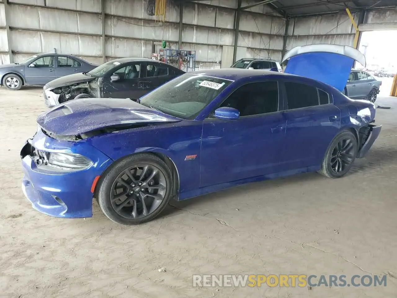 1 Photograph of a damaged car 2C3CDXGJ6MH565268 DODGE CHARGER 2021