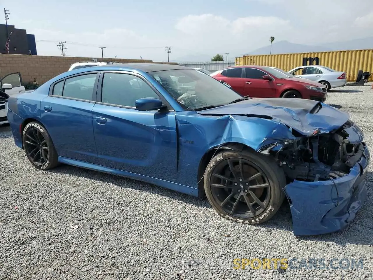 4 Photograph of a damaged car 2C3CDXGJ6MH596312 DODGE CHARGER 2021