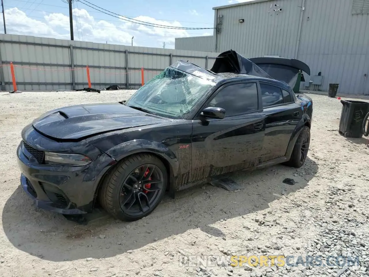 1 Photograph of a damaged car 2C3CDXGJ6MH598139 DODGE CHARGER 2021
