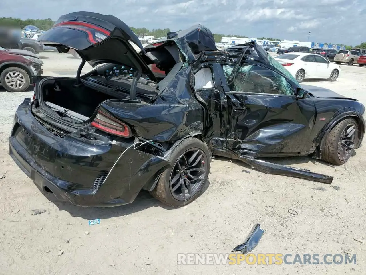 3 Photograph of a damaged car 2C3CDXGJ6MH598139 DODGE CHARGER 2021